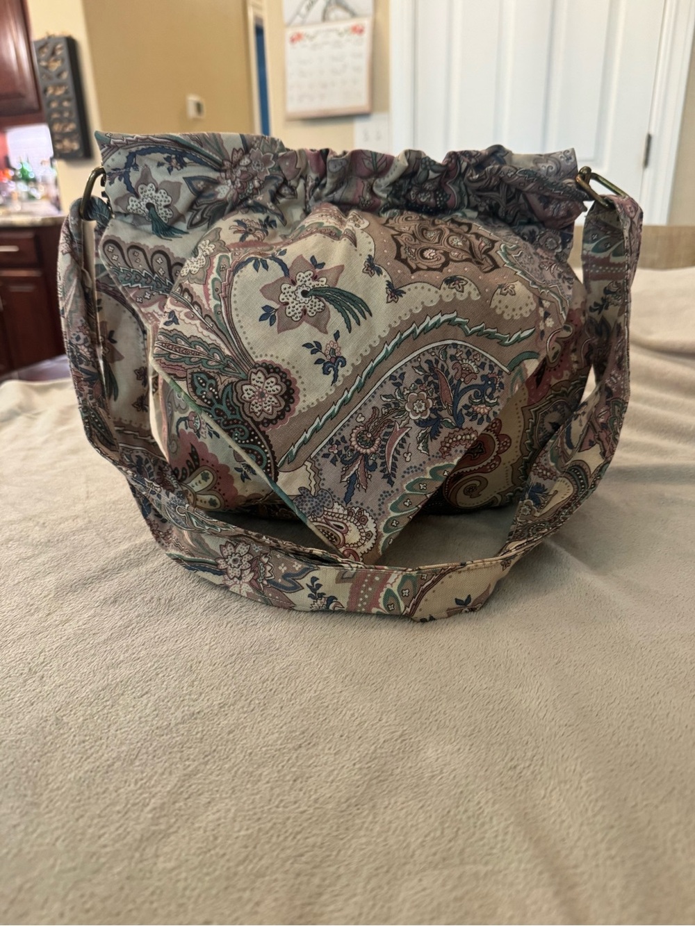 Vintage Style Paisley Tapestry Slouchy Hobo Bag | Handmade Boho Shoulder Tote